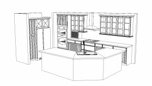 Kitchen Drawing - Overview